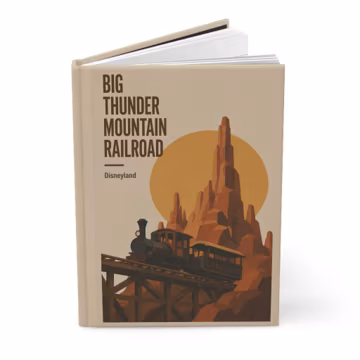 Big Thunder Mountain Railroad Journal | Hardcover Matte