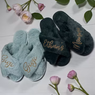 Gift for Women Who Have Everything, Birthday, Anniversary, Gift for Wifey, Personalized Gift for Her, Soft Fluffy Slippers for Mom