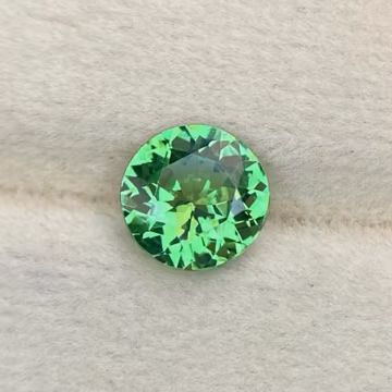 IGI Certified Very Rare Natural Green Garnet Tsavorite Round Shape Cut Stone With Excellent Color Loose Gemstones 1.78 Carat Eye Clean