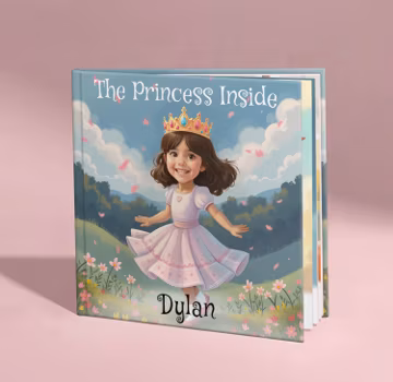 The Princess Inside | Personalized Children's Book | Princess Adventure | Gift for Little Girls | Personalized Storybook | Birthday Gift