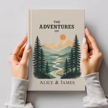 Custom Travel Journal Gift, Personalized Travel Journal, Unique Hiking Lover Gift, Adventure Notebook, Camping Journal, Camper Notebook