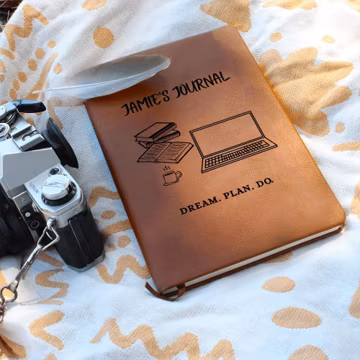 Dream Plan Do Personalized Goal Setting Journal Custom Name Minimal Planner Motivational Journal Gift