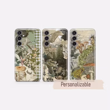 Cottagecore phone case Vintage fairy Cover fit for Samsung S26 S25 S24 S23 S22 Plus Ultra FE S10 Galaxy Note 20 A16 A17 A57 A56 A14 A25 A05s