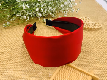 Red satin wide headband,headbands for women,bohemian headband,Red satin headband,Wide Headband,stylish fashion hairband,Aliceband