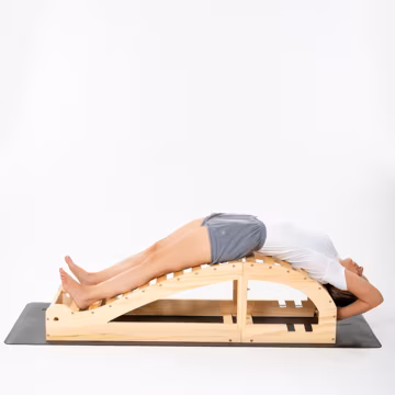 Yogikuti Viparit Dandasan Bench | Pine Wood Iyengar Yoga Backbender