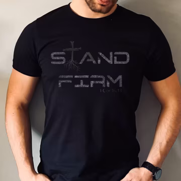 Mens Christian Shirt Stand Shirt, Christian shirt, christian shirts for men, mens christian gifts, ChristianGifts, Jesus Gifts, Faith Gifts