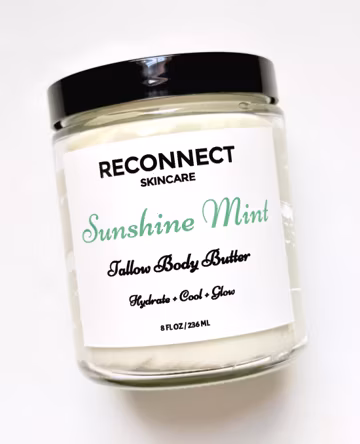 Sunshine Mint | Grass Fed Tallow Body Butter | Citrus + Peppermint