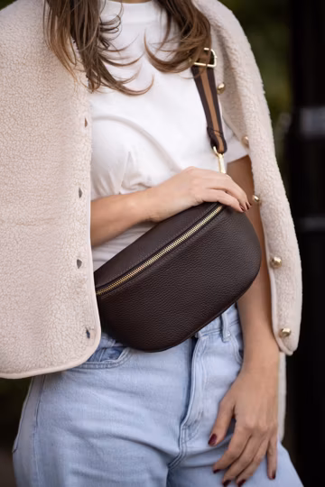 Personalised leather Bum Bag