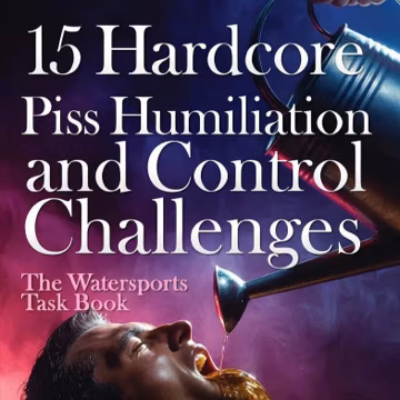 15 Hardcore Piss Humiliation and Control Challenges : The Watersports Task Book | Digital Download | Instant Access