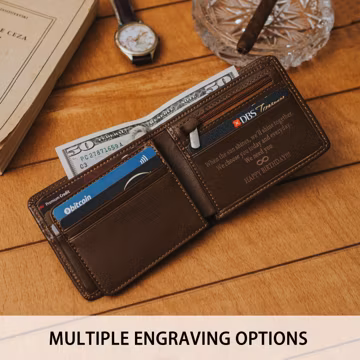 WALLET Christmas Gift For Men Personalized Leather Wallet Custom Men's Wallet Personalized Wallet for Men Wallet for Men
