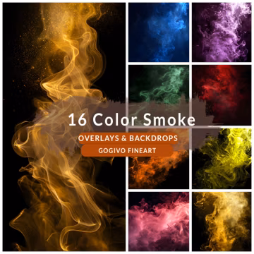 Color Smoke Overlay, Photoshop Overlays, Digital Smoke Photo backdrop Smoke Backgrounds For Sports Photos, Sports backdrop, Senior Backdrops