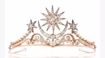 925 sterling Silver Tiara Crown