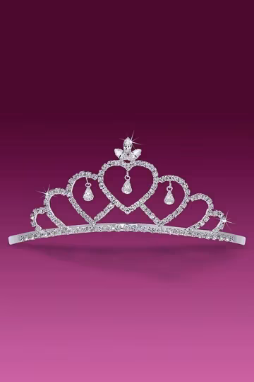 925 Sterling Silver Wedding Tiara with American Diamonds. (Wedding Special).