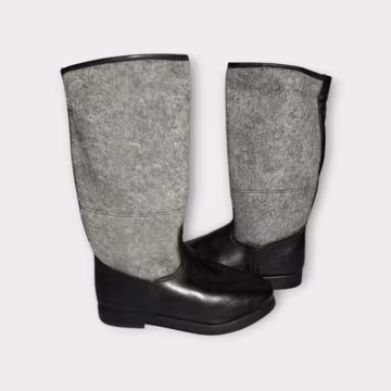 Vintage Winter Felt Boots Size 47, Northern Style Insulated Design, Retro Footwear, USSR Vintage