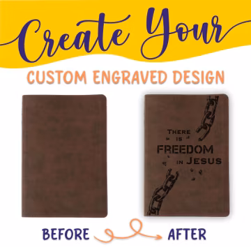 Personalized NLT Life Recovery Bible: Create Your Own Custom Engraved Design with a Designer, Christian Recovery Gift for Men & Women
