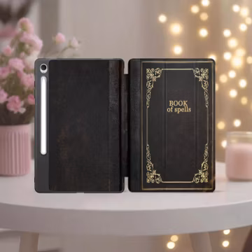 Book of spells for Galaxy Tab S6 lite Vintage tablet case samsung A7 stand S7 11 inch cover S9 FE S10 ultra S8 A8 A9 Plus smart 12" Popular