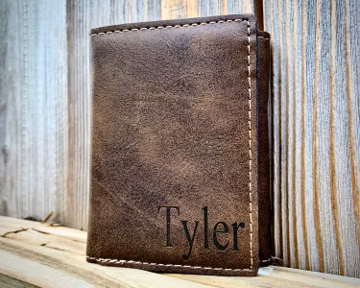 Gift for Son, Personalized Leather Wallet, Mens Wallet Personalized, Genuine Leather, Bifold Mens Wallet, Gifts for him, Gifts for Son