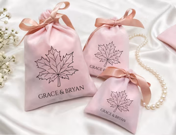 Custom Jewelry Bag for Wedding/Velvet Gift Bags/Personalized Drawstring Bag Small/Thank You Wedding Favor/Anniversary Gifts Bag/Gift for Her