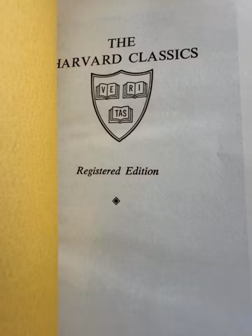 Shakespeare Volume Edward II Hamlet King Lear Macbeth Tempest Vintage Green Gold Book harvard classics