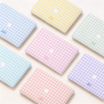 Custom plaid patterns MacBook Case for MacBook Air 11 Air 13/15 M1/M2 MacBook Pro 13/14/16 Air 13 A3240 Air 15 A3241 M4 MacBook Neo 2026 M5