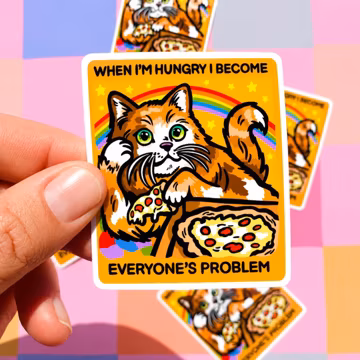 Funny Meme Sticker Calico Cat Decal Sarcastic Dietitian Sticker Nutritionist Decal Personal Trainer Humor Gym Lover Gift Diet Humor Dieting