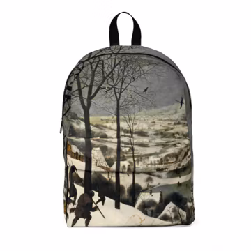 Pieter Bruegel the Elder Backpack - Hunters in the Snow Art Lover Laptop Backpack