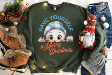 Merry Christmas Sweatshirt, Christmas Shirt, XMAS Shirt, Cute Holiday Christmas Crewneck, Funny Christmas Sweatshirt, Holiday sweatshirts