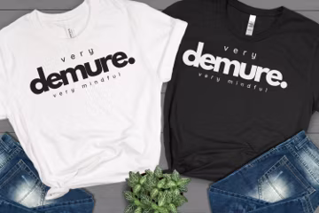 Very Demure Very Mindful Funny T-Shirt, Demure Shirt, Demure Tee, Funny Tiktok Meme TShirt, Funny Women Shirt, Hilarious Shirt, Gift for her