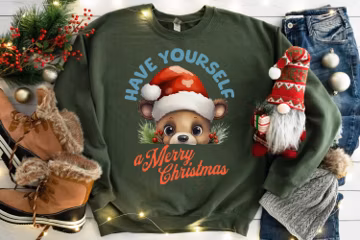 Merry Christmas Sweatshirt, Christmas Shirt, XMAS Shirt, Cute Holiday Christmas Crewneck, Funny Christmas Sweatshirt, Holiday sweatshirts