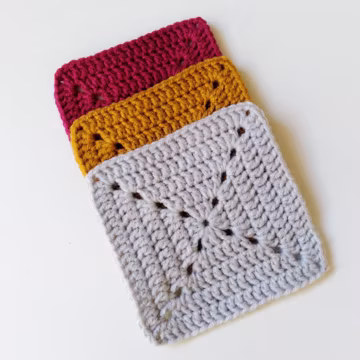 Solid Double Crochet Granny Square Pattern Crochet Pattern Easy Beginner Crochet Blanket Building Pattern Crochet Blanket Motif PDF Pattern