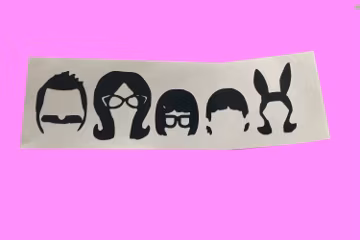 Car Stickers - Car Decals - Vinyl Decals - Bobs Burger