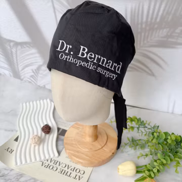 Personalized Scrub Cap, Unisex Scrubs Hat with Custom Embroidered Text Name, Embroidered Name Surgical Caps, Nurses Scrub Hat, Doctor Gifts