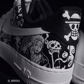 MANGA Air Force 1 Anime Custom • Handpainted Personalized Sneakers