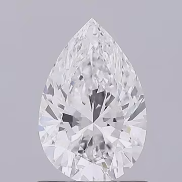 1 CT Pear IGI Certified Loose Lab-Grown Diamond, Brilliant Pear Cut VVS Clarity Top Rated Diamond, Best Lab Diamond for Anniversary Gift