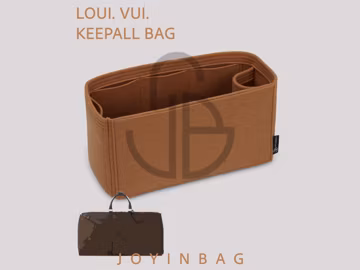 Keepall Bag Organizer Insert, Felt Tote Organizer with Pockets and Bottle Holders