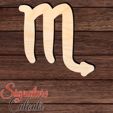 Scorpio Sign Unfinished Wooden Cutout for Crafting, Home & Room Décor, and other DIY projects - Many Sizes Available