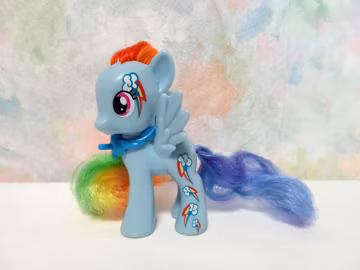 My little pony G4 Friendship is Magic "Rainbow Dash" MLP FIM collection jouet rétro baby