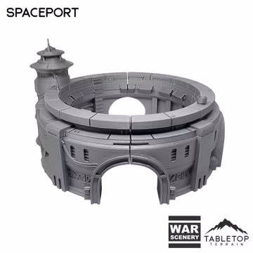 Massa'Dun Spaceport - Star Wars Legion Shatterpoint Terrain Outer Rim War Scenery Tabletop Terrain Wargame Terrain Desert Terrain Miniature