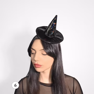 Mini Witch Hat Headband: Halloween Costume Fascinator