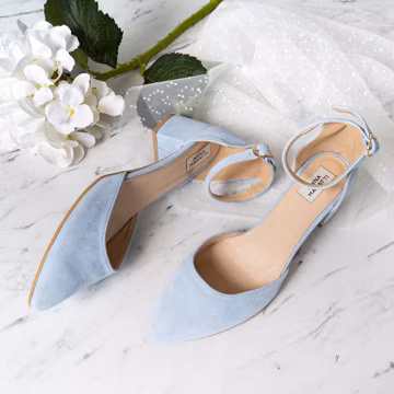 Grace - leather block heels,Wedding shoes,Blue block heels,Ankle strap pumps,Blue ankle strap shoes,Blue pumps,Bride shoes,Bridesmaids shoes