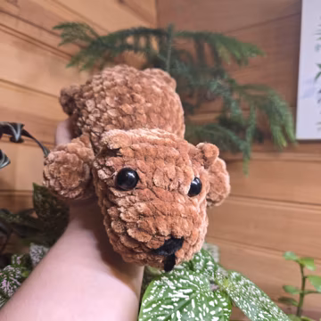 Little Splooting Crochet Bear