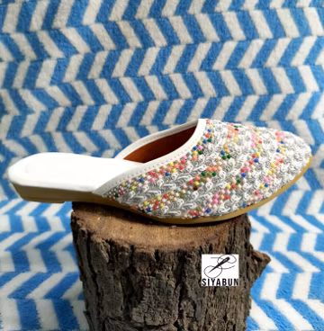 Punjabi Jutti Traditional Indian Khussa Shoes For Women