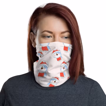 Christmas Cat Neck Gaiter