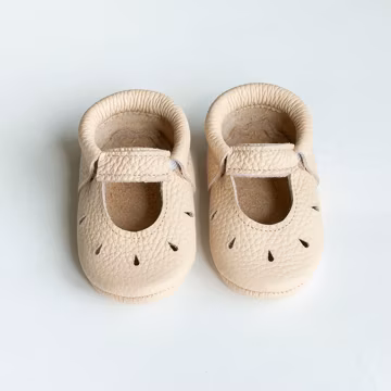 Italian Leather Baby MJ Shoes, Newborn Sandals, Moccasins