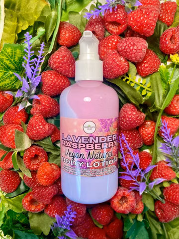 Lavender & Raspberry Natural Body Lotion