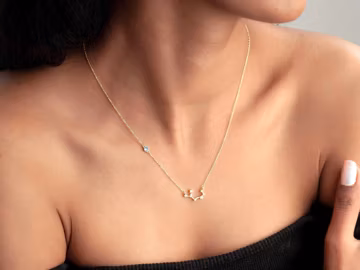 Zodiac Necklace with Birthstone, Constellation necklace, Scorpio, Sagittarius, Libra Zodiac Jewelry, Birthday Gift, Mother Day Gift, Women