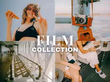 12 FILM Lightroom Mobile & Desktop Presets, Vintage Retro Presets for Instagram Blogger, Summer presets, 35 MM Film Look, Grainy presets