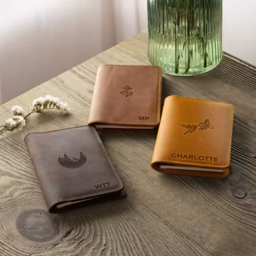 Personalized Leather Field Notes Cover: Refillable Journal with Pen Holder