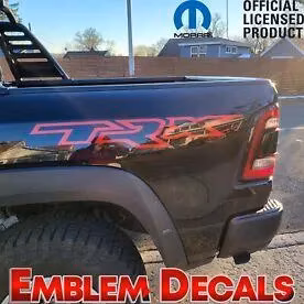 Ram 1500 TRX Solid Bed Decals Decal 2021 2022 2023 2024 / 2027 OEM SIZE