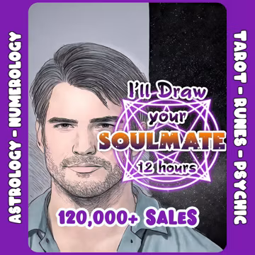 Soulmate Drawing. FREE Description. 12 hours Delivery. Artistic Psychic Drawing Reading Love. LGBT Suitable.